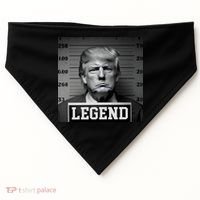 Donald Trump Mugshot Legend USA-Made Doggie Bandana thumb 0