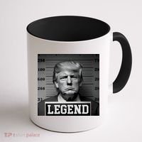 Donald Trump Mugshot Legend Coffee Mug thumb 1