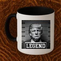 Donald Trump Mugshot Legend Coffee Mug thumb 2