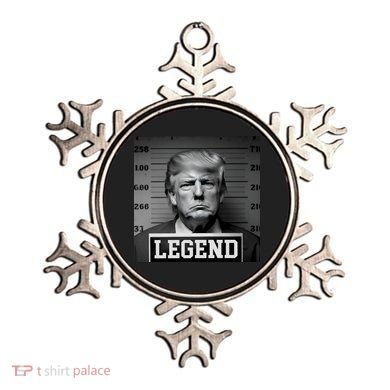 Donald Trump Mugshot Legend Ornament