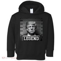 Donald Trump Mugshot Legend Toddler Hoodie thumb 0