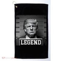 Donald Trump Mugshot Legend Golf Towel thumb 0