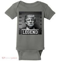 Donald Trump Mugshot Legend Baby Bodysuit thumb 0