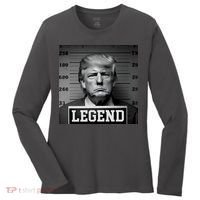 Donald Trump Mugshot Legend Women's Long Sleeve Shirt thumb 0