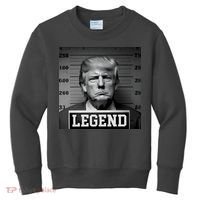 Donald Trump Mugshot Legend Kids Sweatshirt thumb 0