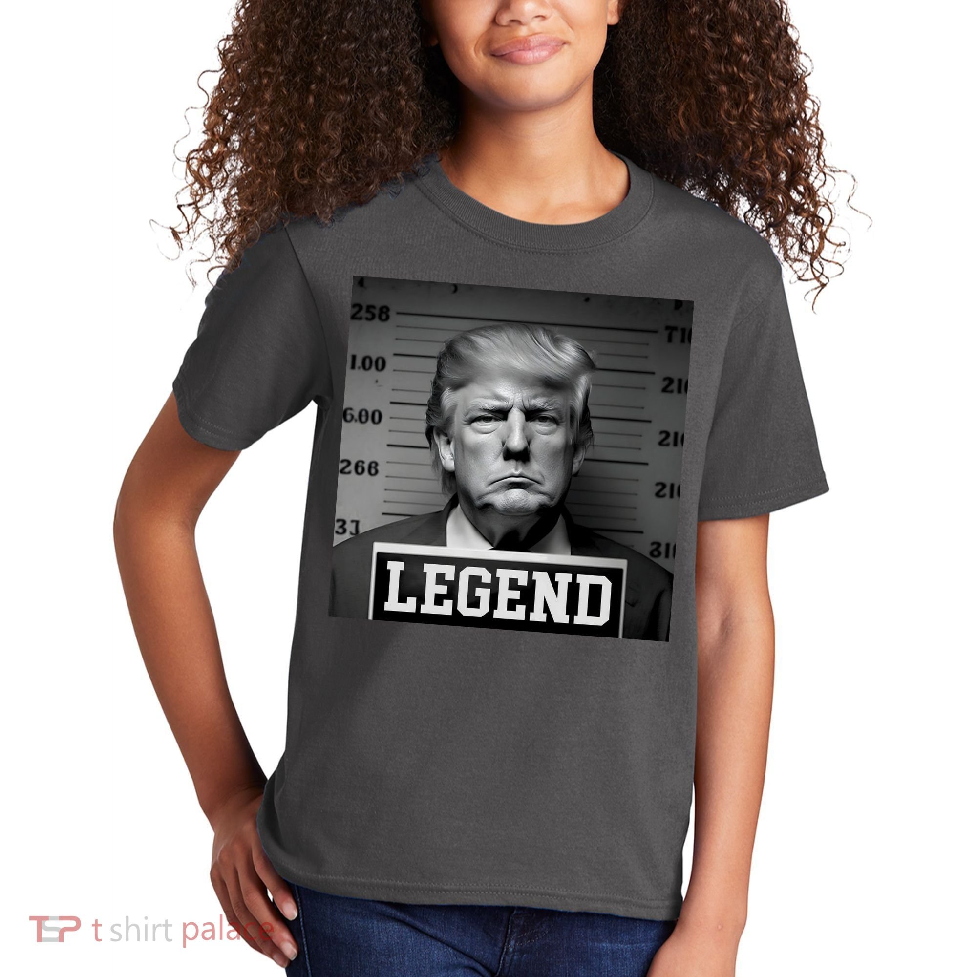 Donald Trump Mugshot Legend Kids T-Shirt