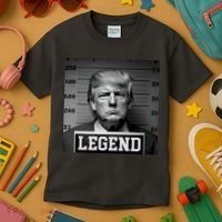 Donald Trump Mugshot Legend Kids T-Shirt thumb 3