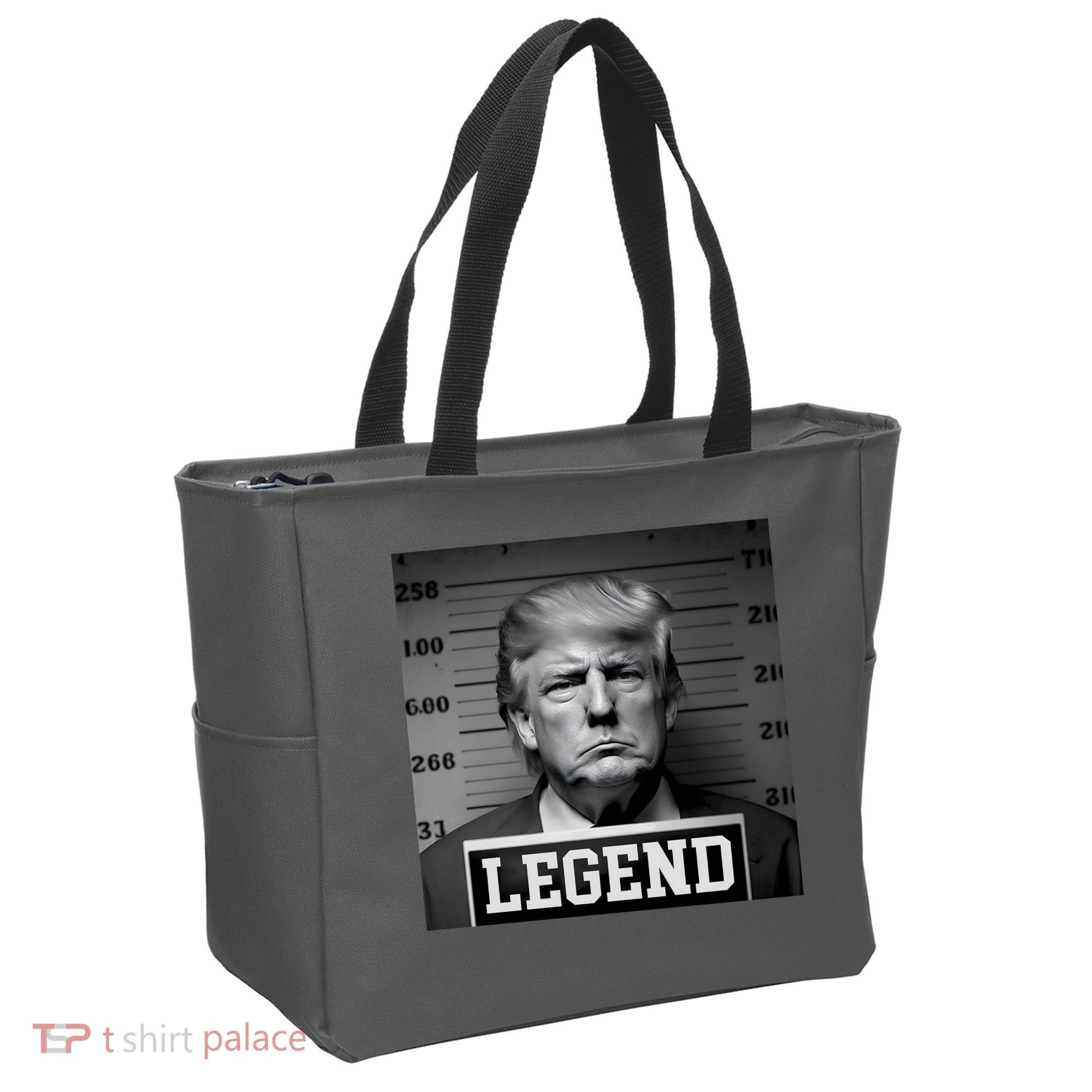 Donald Trump Mugshot Legend Tote Bag
