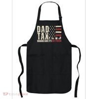 Dad Tax Making Sure It's Not Usa Flag Daddy Tax Apron thumb 0