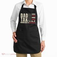 Dad Tax Making Sure It's Not Usa Flag Daddy Tax Apron thumb 2