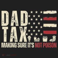 Dad Tax Making Sure It's Not Usa Flag Daddy Tax Beanie thumb 2