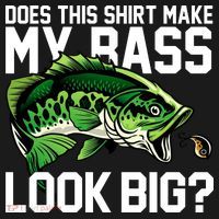 Does This Make My Bass Look Big Funny Fishing Coaster thumb 2