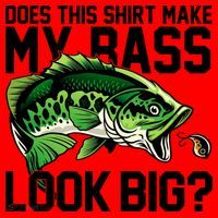 Does This Make My Bass Look Big Funny Fishing Santa Hat thumb 1