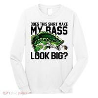 Does This Make My Bass Look Big Funny Fishing Long Sleeve Shirt thumb 0