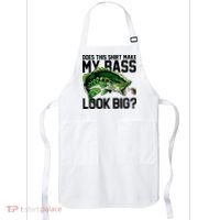 Does This Make My Bass Look Big Funny Fishing Apron thumb 0
