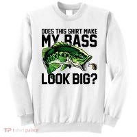 Does This Make My Bass Look Big Funny Fishing Sweatshirt thumb 0