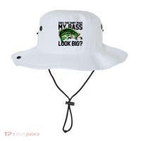 Does This Make My Bass Look Big Funny Fishing Bucket Hat thumb 0