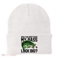 Does This Make My Bass Look Big Funny Fishing Beanie thumb 0