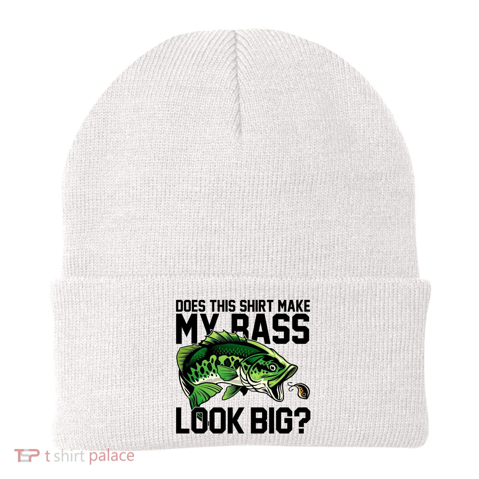 Does This Make My Bass Look Big Funny Fishing Beanie