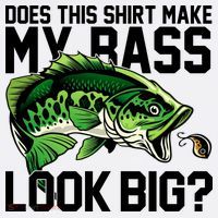Does This Make My Bass Look Big Funny Fishing Women's Hoodie thumb 2