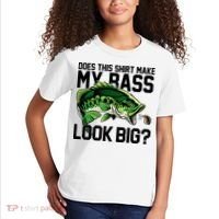 Does This Make My Bass Look Big Funny Fishing Kids T-Shirt thumb 2