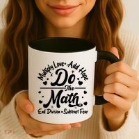 Do The Math Multiply Love Add Hope End Division Subtract Fear Coffee Mug thumb 3
