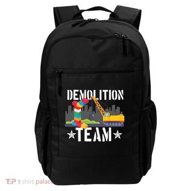 Demolition Team Master Builder Building Blocks Bricklayer Backpack