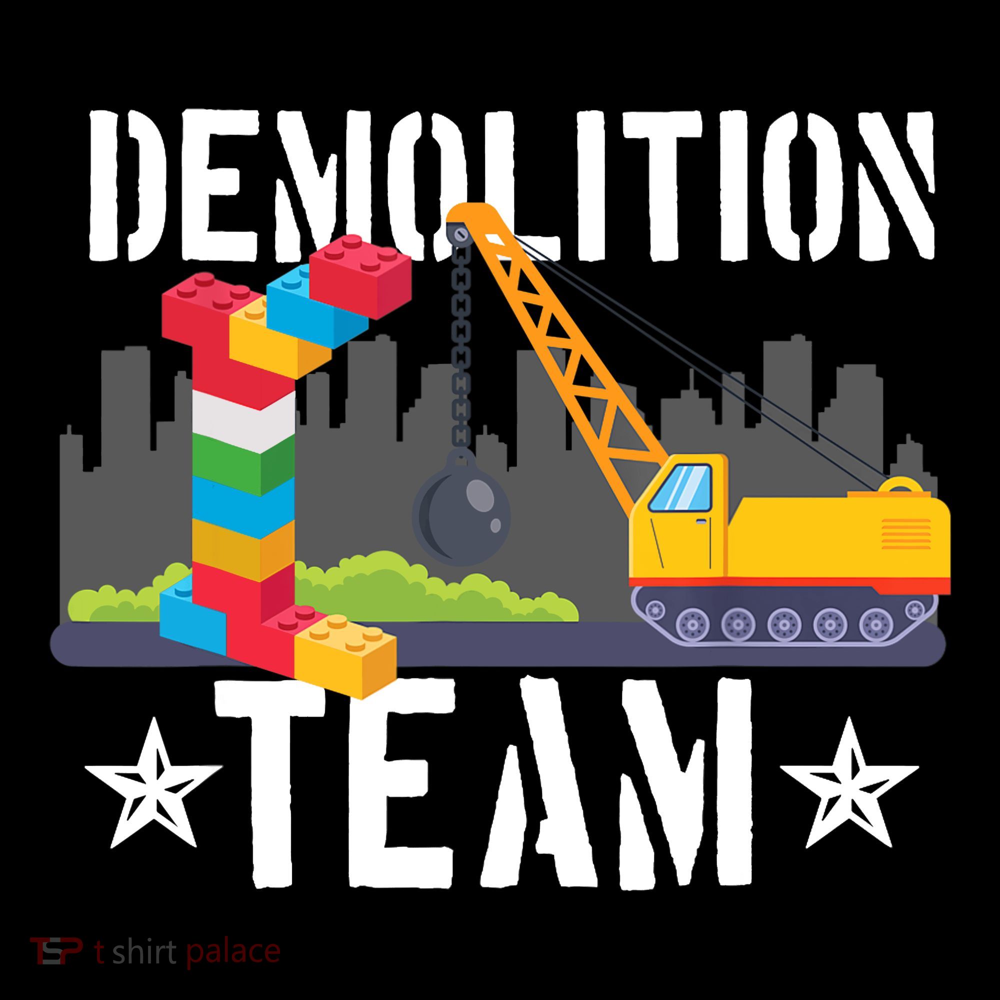 Demolition Team Master Builder Building Blocks Bricklayer Coffee Mug