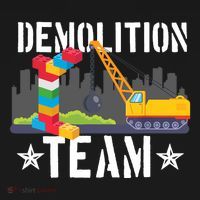 Demolition Team Master Builder Building Blocks Bricklayer Ornament thumb 1
