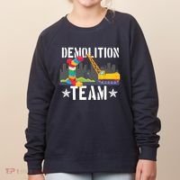 Demolition Team Master Builder Building Blocks Bricklayer Women's Sweatshirt thumb 0