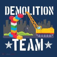 Demolition Team Master Builder Building Blocks Bricklayer Women's Sweatshirt thumb 2