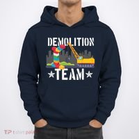 Demolition Team Master Builder Building Blocks Bricklayer Hoodie thumb 0