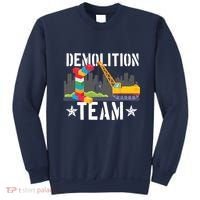Demolition Team Master Builder Building Blocks Bricklayer Sweatshirt thumb 0