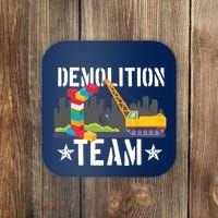 Demolition Team Master Builder Building Blocks Bricklayer Coaster thumb 0