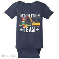 Demolition Team Master Builder Building Blocks Bricklayer Baby Bodysuit thumb 0