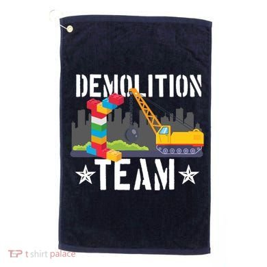 Demolition Team Master Builder Building Blocks Bricklayer Golf Towel