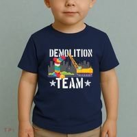 Demolition Team Master Builder Building Blocks Bricklayer Toddler T-Shirt thumb 2