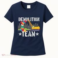 Demolition Team Master Builder Building Blocks Bricklayer Women's T-Shirt thumb 0