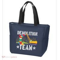 Demolition Team Master Builder Building Blocks Bricklayer Tote Bag thumb 3