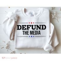 Defund The Media USA Sweatshirt thumb 2