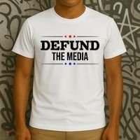 Defund The Media USA T-Shirt thumb 3