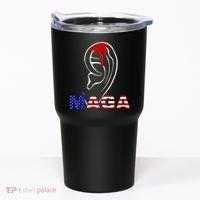 Donald Trump Maga Gun Shot To The Ear Tumbler thumb 0