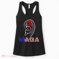 Donald Trump Maga Gun Shot To The Ear Women's Tank Top thumb 0