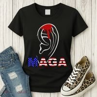 Donald Trump Maga Gun Shot To The Ear Women's T-Shirt thumb 3