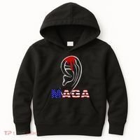 Donald Trump Maga Gun Shot To The Ear Kids Hoodie thumb 0