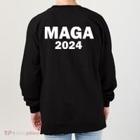 Donald Trump Mugshot MAGA 2024 Front & Back Women's Sweatshirt thumb 1