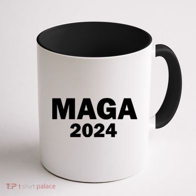 Donald Trump Mugshot MAGA 2024 Front & Back Coffee Mug back