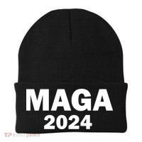 Donald Trump Mugshot MAGA 2024 Front & Back Beanie thumb 1