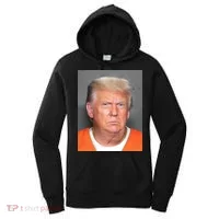 Donald Trump Mugshot MAGA 2024 Front & Back Women's Hoodie thumb 0