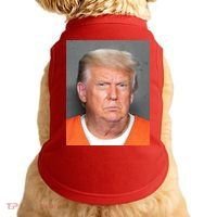 Donald Trump Mugshot MAGA 2024 Front & Back Doggie Tank thumb 0